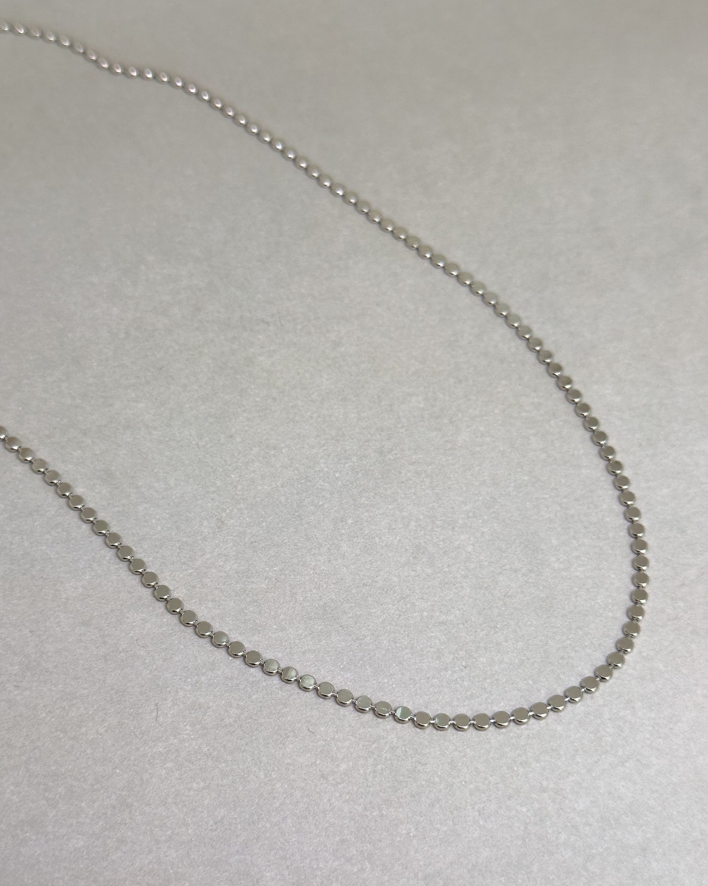 Minimalist Solid Sterling Silver Necklace