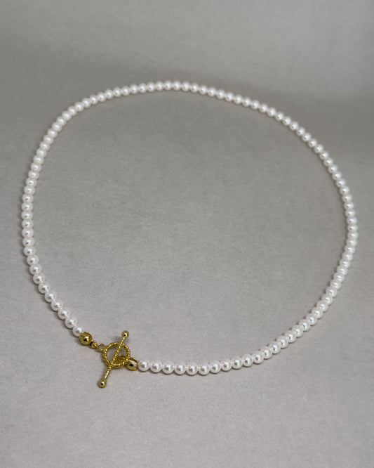Pearl Star Front Closure Necklace