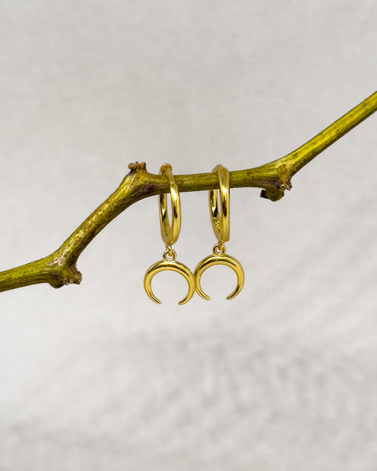 Mulan Huggie Hoop Earrings