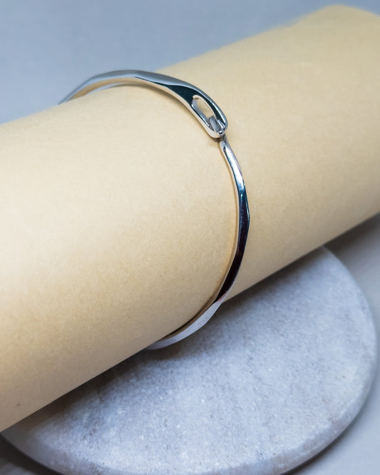 Kalyx Silver Hook Bangle