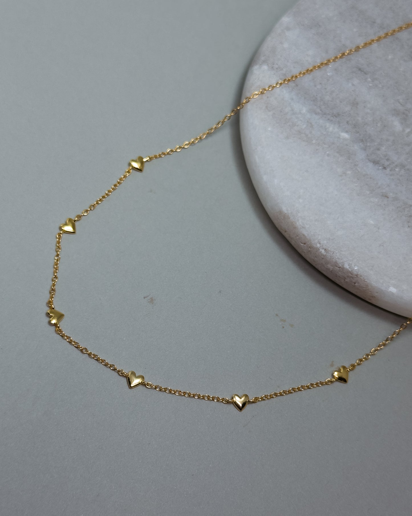 Dainty Gold Heart Necklace