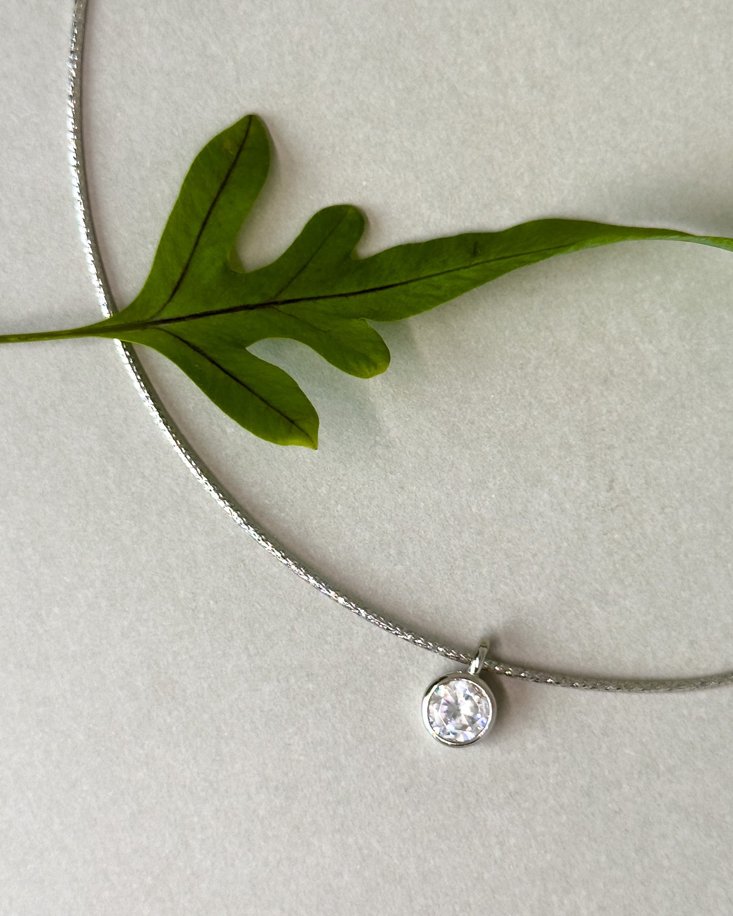 Éclat Zircon Choker Necklace