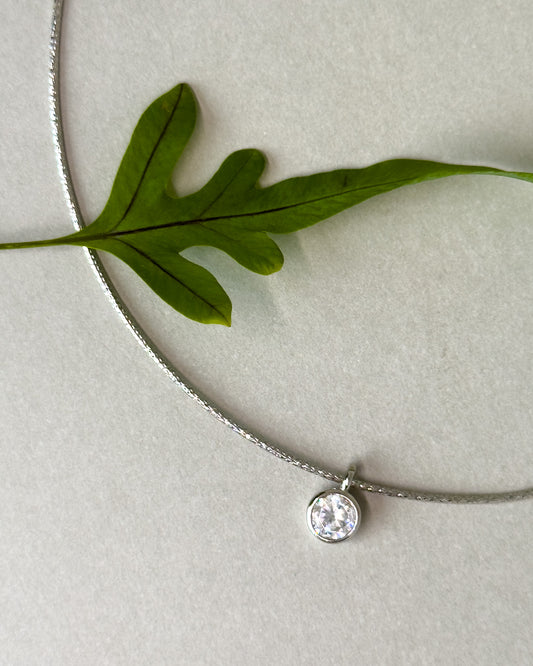 Éclat Zircon Choker Necklace