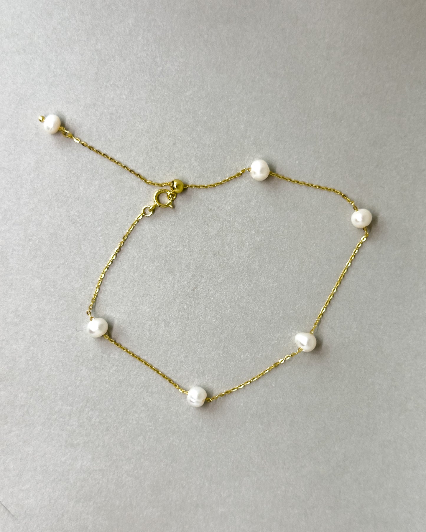 Mermaid whisper 14k Gold Pearl bracelet