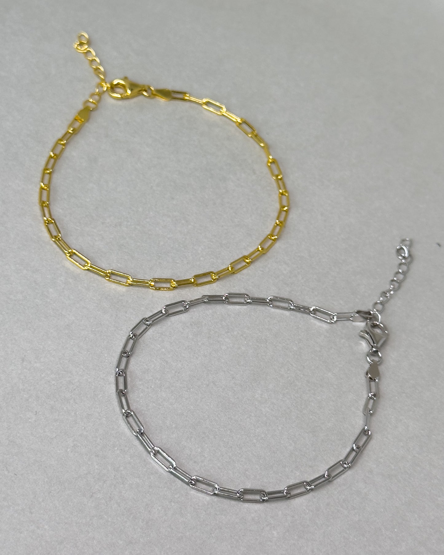 Clipt small link chain bracelet