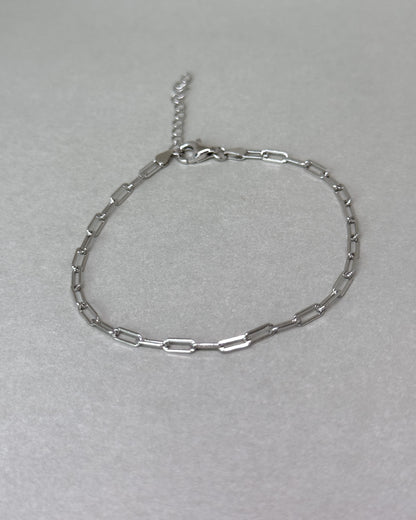 Clipt small link chain bracelet