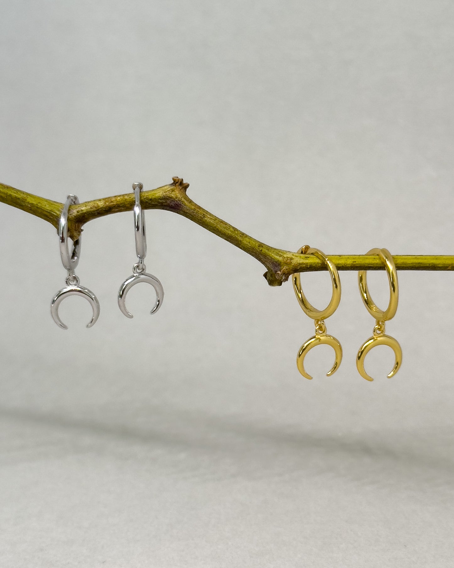 Mulan Huggie Hoop Earrings