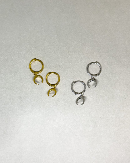 Mulan Huggie Hoop Earrings