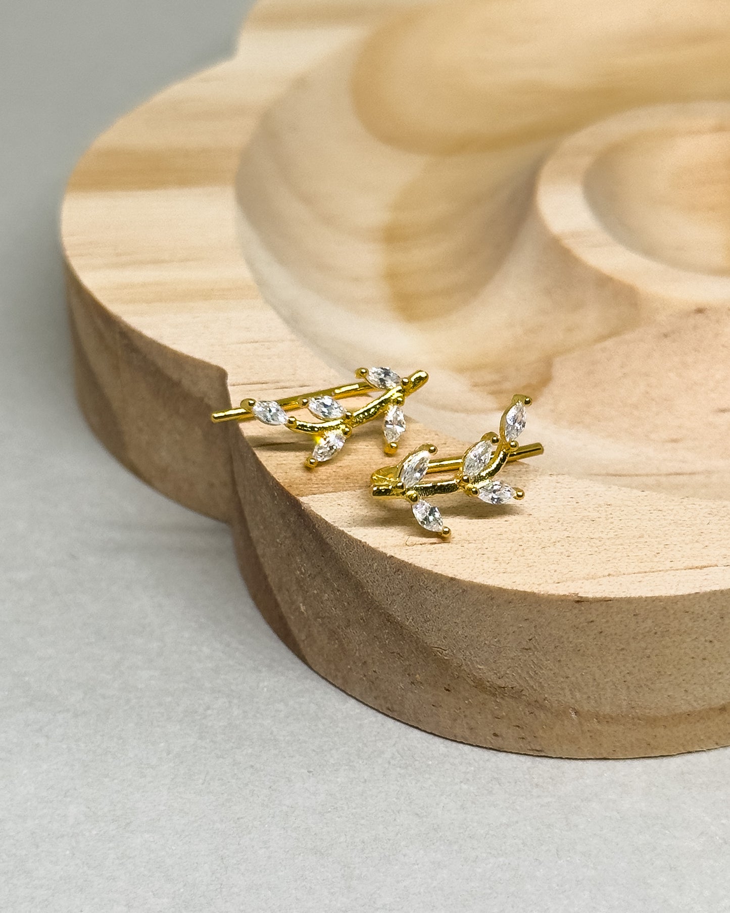 Fiona Inlay Stud Earrings
