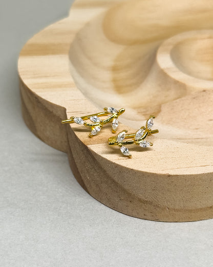 Fiona Inlay Stud Earrings