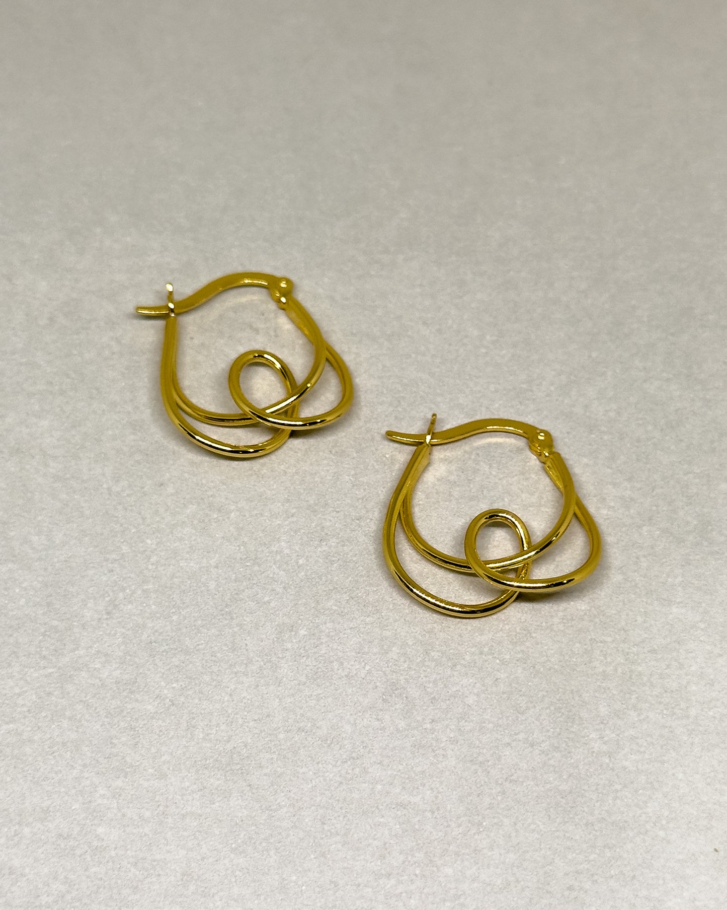 Tulip Knotted Hoop Earrings