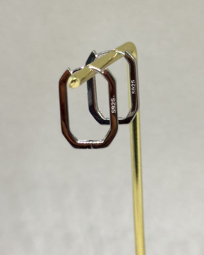 Hexelle Geometric Hoop Earrings