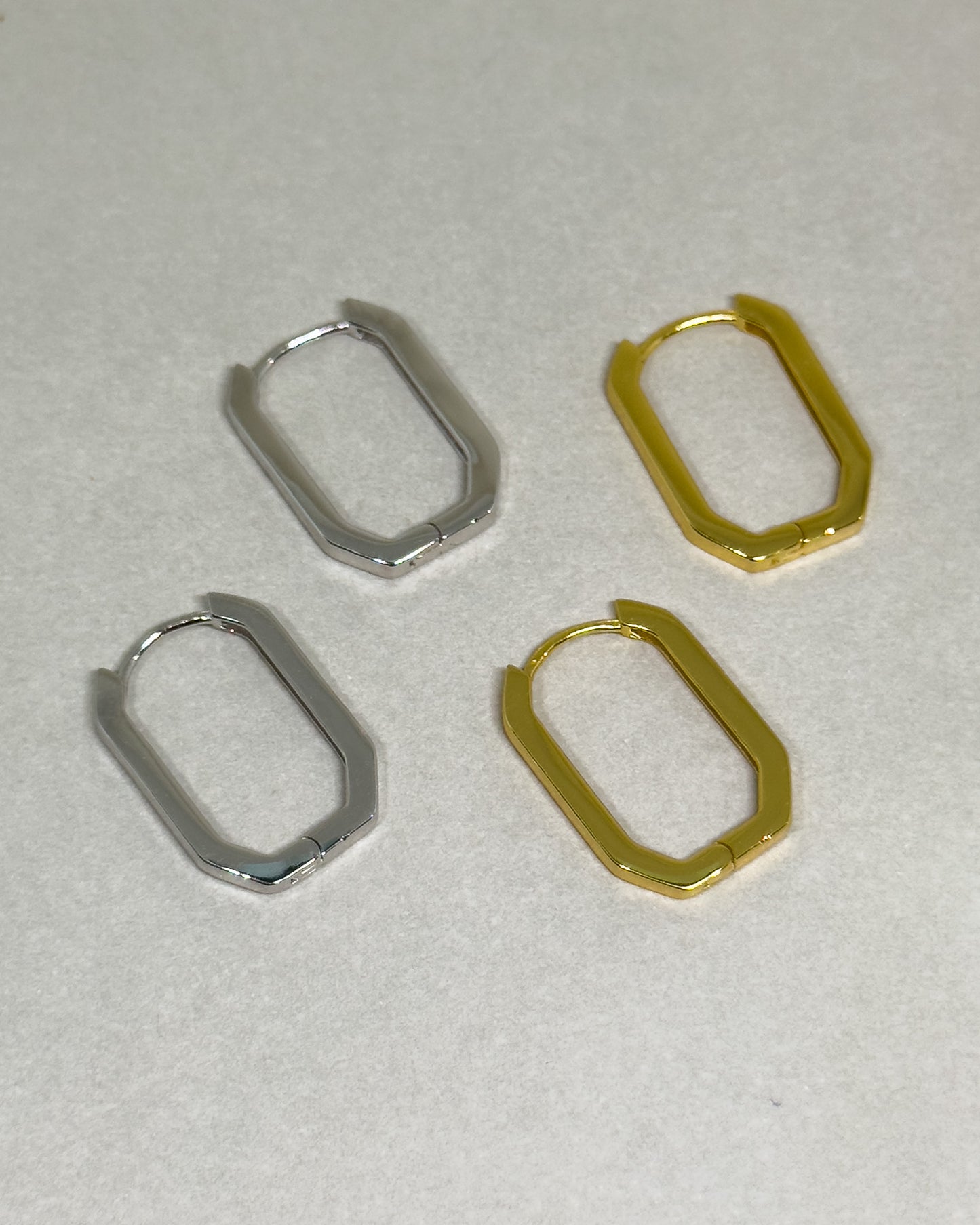 Hexelle Geometric Hoop Earrings