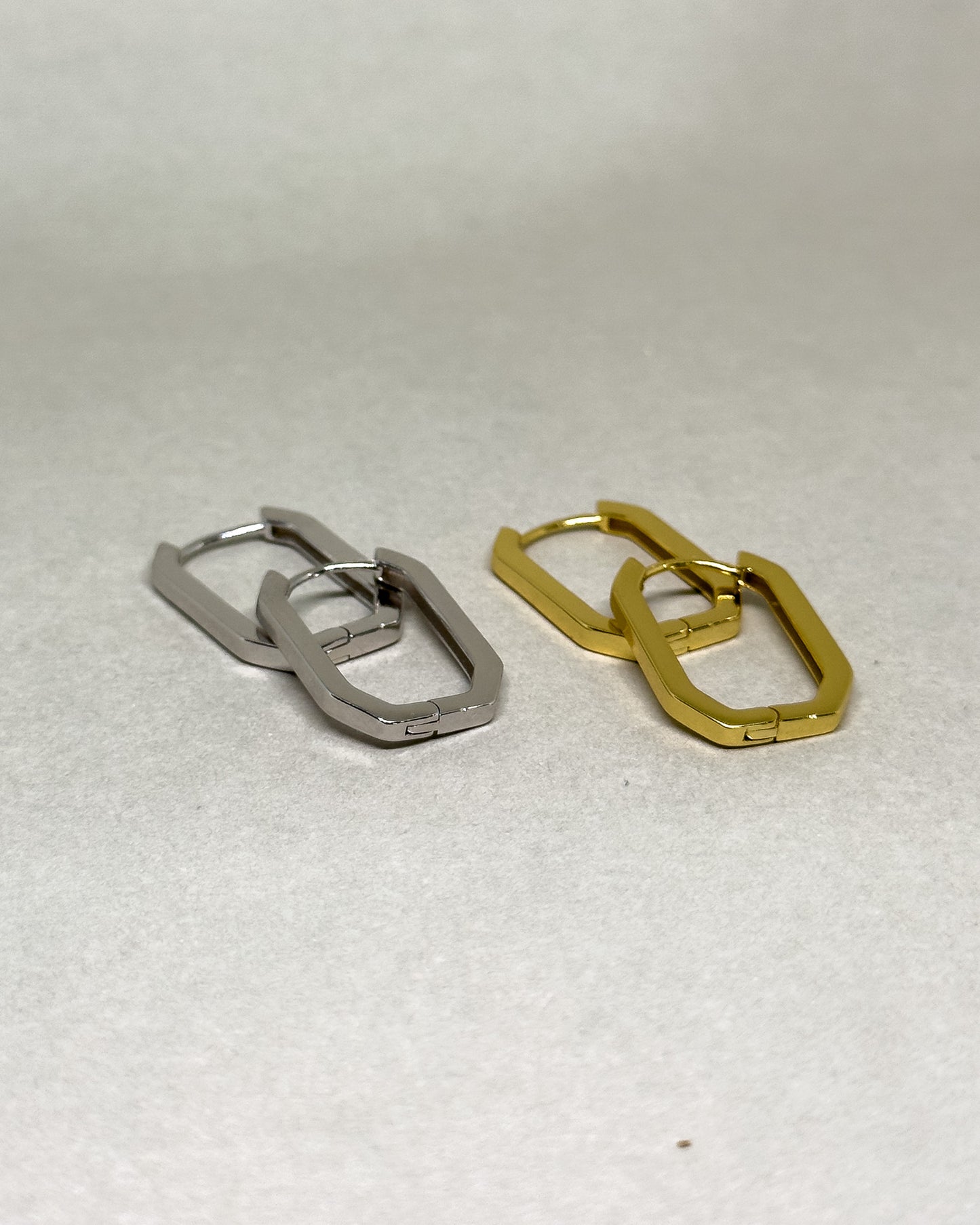 Hexelle Geometric Hoop Earrings