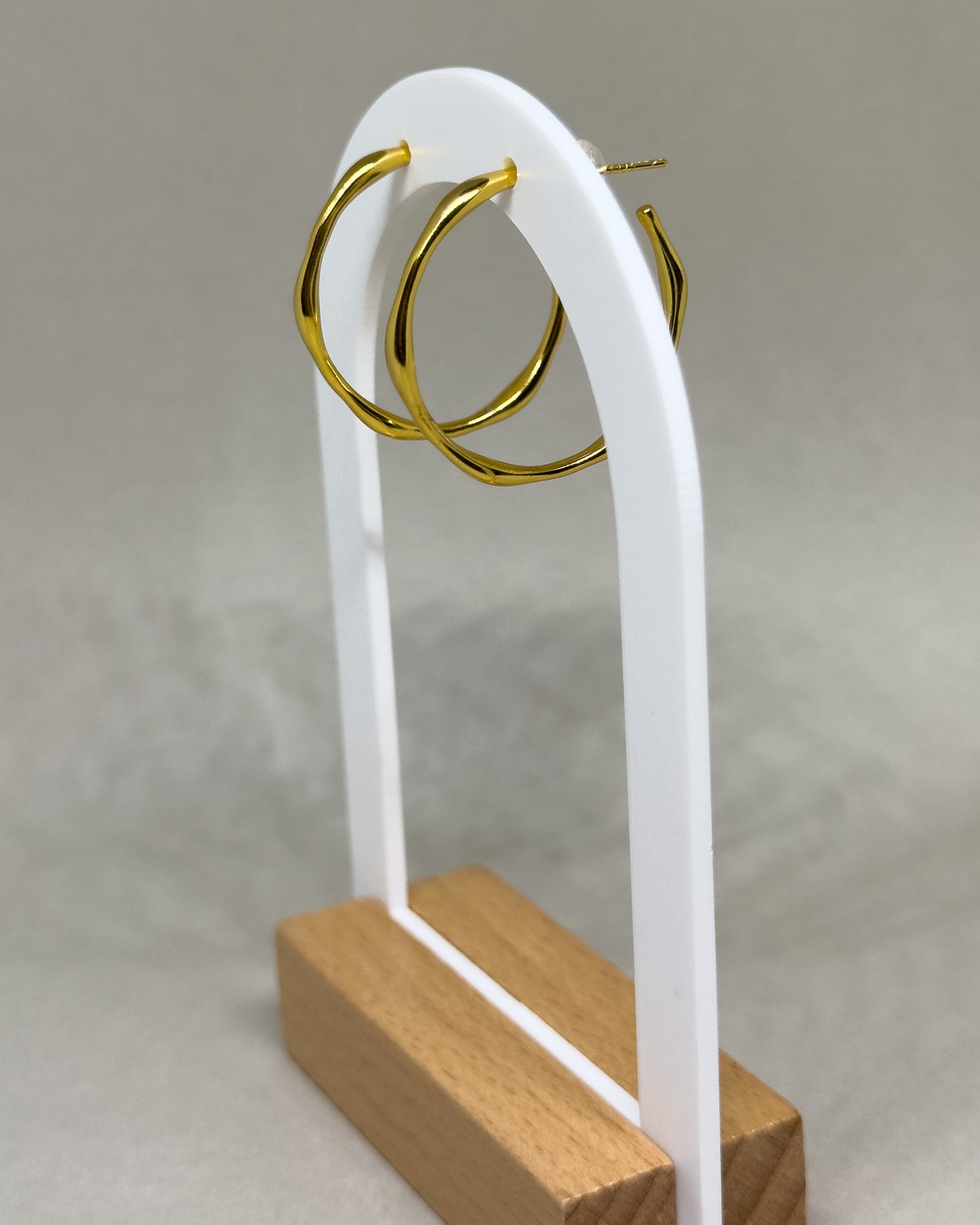 Mira Round Hoop Earrings