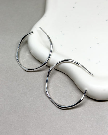 Mira Round Hoop Earrings