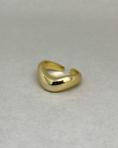 Amzi Curved Dome Ring