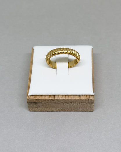 Elena Spiral Band Ring