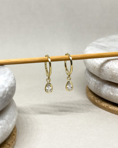 Ella Zircon Drop Earrings