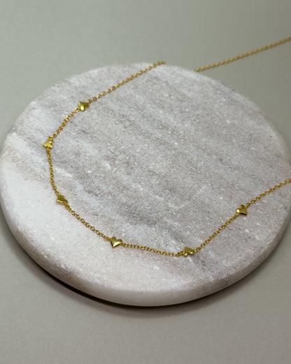 Dainty Gold Heart Necklace
