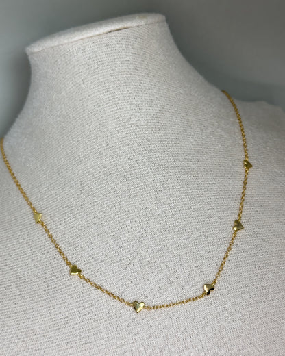 Dainty Gold Heart Necklace